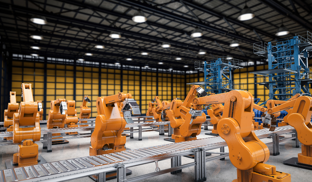 Sistema de automatización industrial optimizando la producción en planta. Sistema de automatización industrial optimizando la producción en planta.